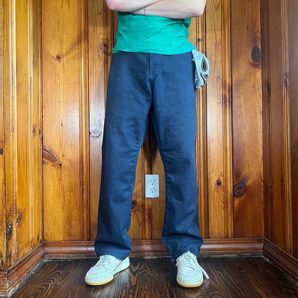 Dickies 38x32 Y2K Work Pants Navy Straight
